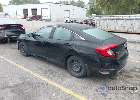 2020 Honda Civic Lx из США, поврежденный, VIN 2HGFC2F68LH601182